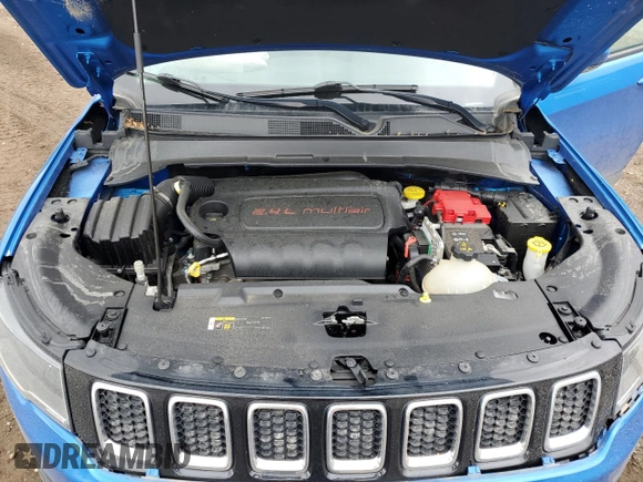 2021 Jeep Compass Limited z VIN 3C4NJDCB9MT535683, wystawiony jako Copart lot #58504285 z przebiegiem 44 738 mil mil oraz Czysty tytuł • Clean title. Historia ofert i sprzedaży dostępna na DreamBid. Obrazek 12.