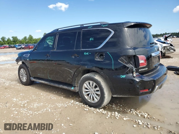 2019 Nissan Armada SL z VIN JN8AY2ND4K9090387, wystawiony jako Copart lot #55764005 z przebiegiem 109 914 mil mil oraz Szkoda całkowita • Salvage title. Historia ofert i sprzedaży dostępna na DreamBid. Obrazek 2.
