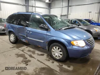 2007 Chrysler Town & Country LWB Touring with VIN 2A4GP54L57R158372, listed as a Copart auction lot 41767945 with 179,374 mi miles and Salvage Title. Bid and sale history available at carsss.com. Image 4.