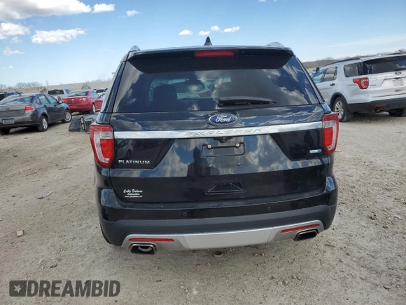 2016 Ford Explorer Platinum with VIN 1FM5K8HT2GGA64843, listed as a Copart auction lot 50070525 with 133,573 mi miles and Salvage Title. Bid and sale history available at DreamBid. Image 6.