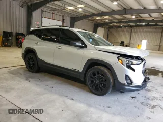 2021 GMC Terrain SLE with VIN 3GKALTEV9ML311442, listed as a Copart auction lot 55128675 with 43,790 mi miles and Salvage title. Bid and sale history available at DreamBid. Image 4.