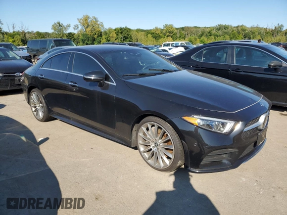 2019 Mercedes-Benz CLS with VIN WDD2J5KB9KA041005, listed as a Copart auction lot 69776784 with 0 mi miles and Salvage Title. Bid and sale history available at carsss.com. Image 4.