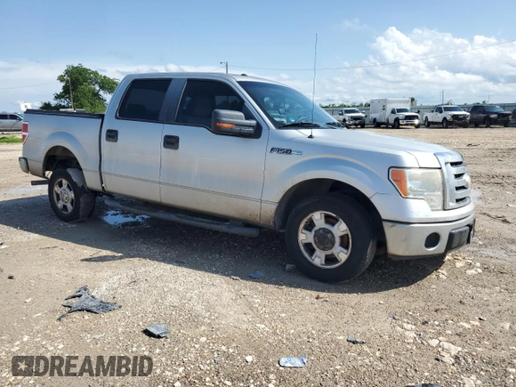 2009 Ford F-150 XL with VIN 1FTRW12869KB50968, listed as a Copart auction lot 55994985 with 243,144 mi miles and Salvage title. Bid and sale history available at DreamBid. Image 4.