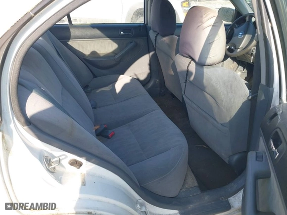 2003 Honda Civic LX with VIN 1HGES16523L014348, listed as a IAAI auction lot 42015881 with 271,832 mi miles. Bid and sale history available at carsss.com. Image 8.