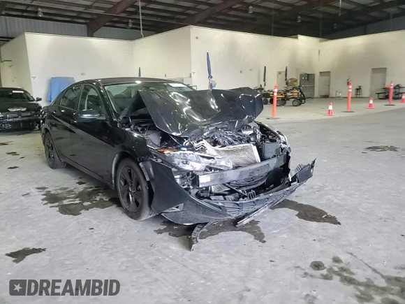 2021 Hyundai Elantra SEL z VIN 5NPLM4AG7MH003345, wystawiony jako Copart lot #56551285 z przebiegiem 76 675 mil mil oraz Szkoda całkowita • Salvage title. Historia ofert i sprzedaży dostępna na DreamBid. Obrazek 13.