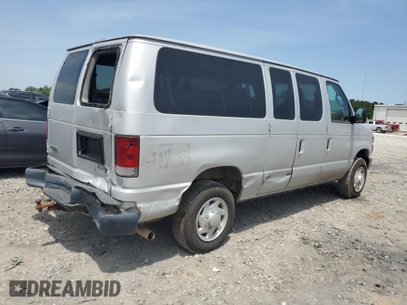 2009 Ford Econoline Passenger XL with VIN 1FBNE31L59DA62487, listed as a Copart auction lot 58073325 with 122,664 mi miles and Salvage title. Bid and sale history available at DreamBid. Image 3.