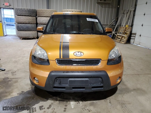 2010 Kia Soul ! with VIN KNDJT2A25A7108467, listed as a Copart auction lot 45393985 with 0 mi miles and Salvage Title. Bid and sale history available at carsss.com. Image 5.