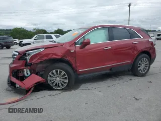 2019 Cadillac XT5 Luxury FWD with VIN 1GYKNCRS6KZ195353, listed as a Copart auction lot 58294075 with 52,062 mi miles and Salvage title. Bid and sale history available at DreamBid. Image 1.