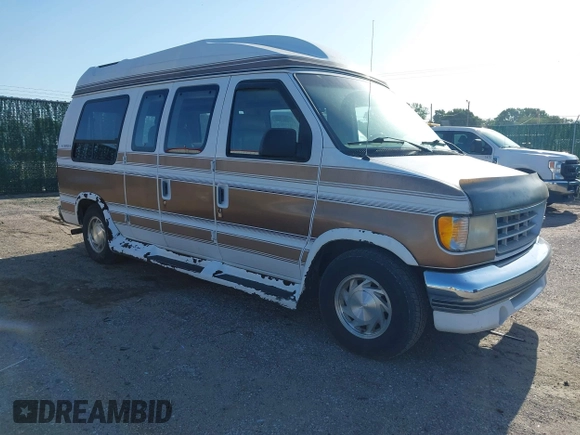 1996 Ford Econoline Cargo with VIN 1FDEE14N4THA59332, listed as a IAAI auction lot 42514910 with 107,511 mi miles and . Bid and sale history available at DreamBid. Image 1.