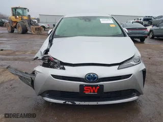 2019 Toyota Prius L Eco with VIN JTDKARFU3K3081100, listed as a IAAI auction lot 38896610 with 79,542 mi miles. Bid and sale history available at carsss.com. Image 12.