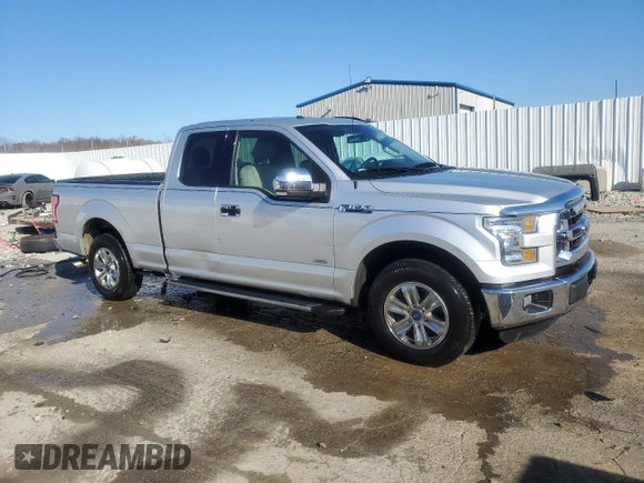 2015 Ford F-150 XL with VIN 1FTEX1CP0FKF14279, listed as a Copart auction lot 82158104 with 112,748 mi miles and Salvage Title. Bid and sale history available at carsss.com. Image 4.