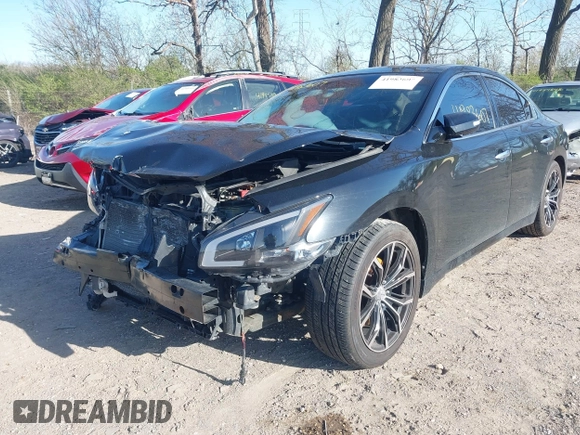 2014 Nissan Maxima S with VIN 1N4AA5AP4EC498502, listed as a IAAI auction lot 41983607 with 169,142 mi miles and . Bid and sale history available at DreamBid. Image 6.