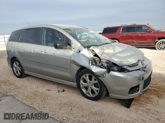 2007 Mazda 5 Touring with VIN JM1CR293270156062, listed as a Copart auction lot 79629404 with Not Provided miles and Salvage Title. Bid and sale history available at DreamBid. Image 4.