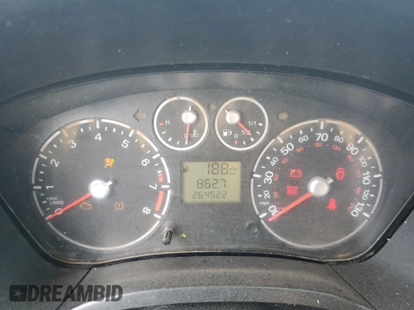 2013 Ford Transit Connect XL with VIN NM0LS7AN3DT158683, listed as a Copart auction lot 60033215 with 264,522 mi miles and Salvage title. Bid and sale history available at DreamBid. Image 9.