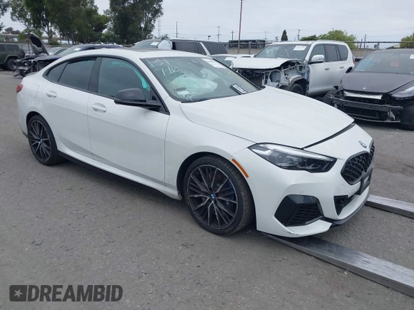 2022 BMW 2 Series M235i xDrive with VIN WBA13AL0XN7J95517, listed as a IAAI auction lot 42682823 with 16,069 mi miles and . Bid and sale history available at DreamBid. Image 1.