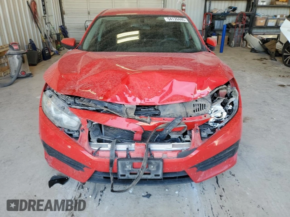 2018 Honda Civic LX with VIN 2HGFC2F50JH511514, listed as a Copart auction lot 54126445 with 100,628 mi miles and Salvage Title. Bid and sale history available at DreamBid. Image 5.