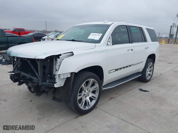 2018 Cadillac Escalade Luxury with VIN 1GYS3BKJ2JR223679, listed as a IAAI auction lot 41429770 with 76,440 mi miles. Bid and sale history available at carsss.com. Image 2.