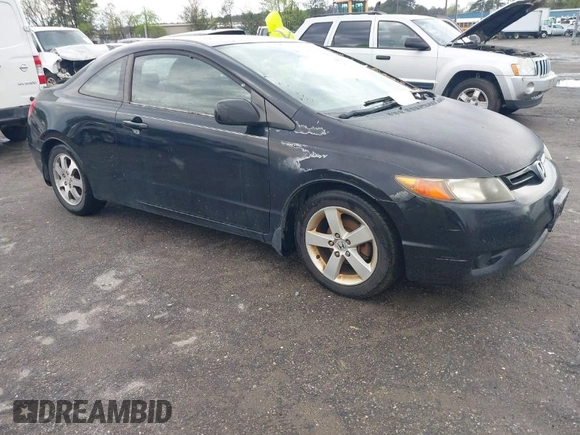 2007 Honda Civic Cpe EX with VIN 2HGFG11867H507282, listed as a IAAI auction lot 42048558 with 213,276 mi miles. Bid and sale history available at carsss.com. Image 1.