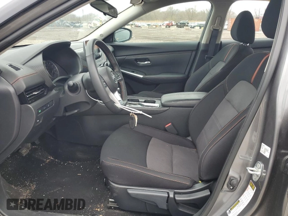 2023 Nissan Sentra SR with VIN 3N1AB8DV2PY310107, listed as a Copart auction lot 51299085 with 9,600 mi miles and Salvage Title. Bid and sale history available at carsss.com. Image 7.