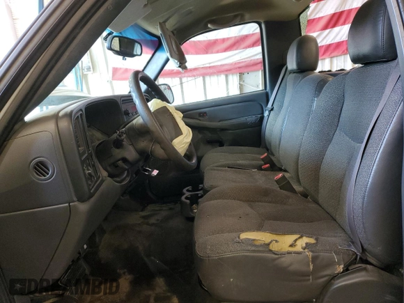 2006 Chevrolet Silverado 1500 Work Truck with VIN 3GCEC14X66G263883, listed as a Copart auction lot 48528555 with 177,517 mi miles and Salvage Title. Bid and sale history available at DreamBid. Image 7.