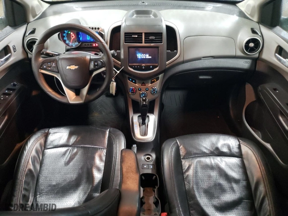 2014 Chevrolet Sonic LT with VIN 1G1JC5SH4E4145398, listed as a Copart auction lot 48218045 with 58,585 mi miles and Salvage Title. Bid and sale history available at carsss.com. Image 8.