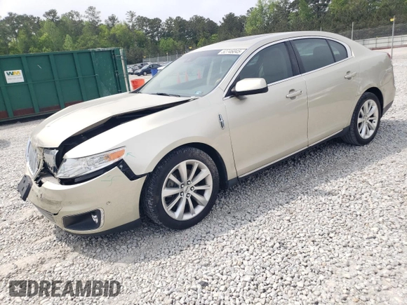 2011 Lincoln MKS EcoBoost with VIN 1LNHL9FT0BG601897, listed as a Copart auction lot 52746045 with 139,924 mi miles and Salvage Title. Bid and sale history available at DreamBid. Image 1.