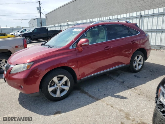 2010 Lexus RX 350 with VIN 2T2BK1BA8AC059086, listed as a Copart auction lot 50685685 with 252,588 mi miles and Salvage Title. Bid and sale history available at carsss.com. Image 1.