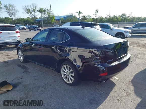 2010 Lexus IS 250 with VIN JTHCF5C22A5041996, listed as a IAAI auction lot 41997913 with 168,142 mi miles and . Bid and sale history available at carsss.com. Image 3.