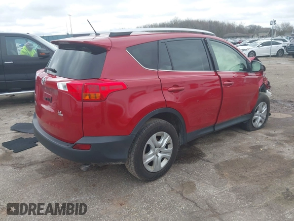 2015 Toyota RAV4 LE z VIN JTMBFREV0FD145315, wystawiony jako IAAI lot #42139482 z przebiegiem 130 953 mil mil oraz . Historia ofert i sprzedaży dostępna na DreamBid. Obrazek 4.