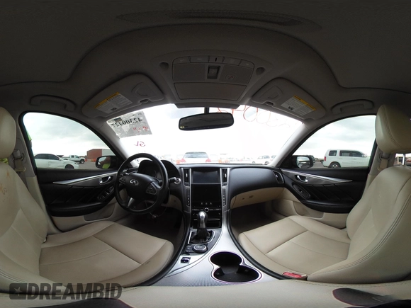 2014 Infiniti Q50 Premium z VIN JN1BV7AP8EM673359, wystawiony jako IAAI lot #42300427 z przebiegiem 118 779 mil mil oraz . Historia ofert i sprzedaży dostępna na DreamBid. Obrazek 20.