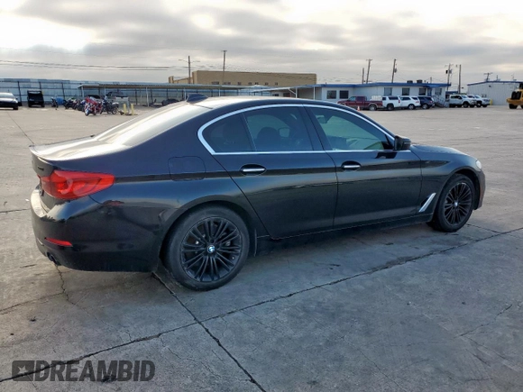 2017 BMW 5 Series 530i with VIN WBAJA5C35HG897952, listed as a Copart auction lot 55691385 with 135,869 mi miles and Salvage title. Bid and sale history available at DreamBid. Image 3.