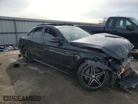 2016 Mercedes-Benz C 300 Luxury with VIN 55SWF4KB1GU123282, listed as a Copart auction lot 48030355 with 120,667 mi miles and Salvage title. Bid and sale history available at DreamBid. Image 4.