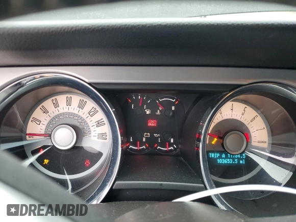 2012 Ford Mustang GT Premium with VIN 1ZVBP8CFXC5272336, listed as a Copart auction lot 86491414 with 103,653 mi miles and Salvage Title. Bid and sale history available at DreamBid. Image 9.