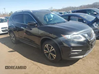 2019 Nissan Rogue SV with VIN 5N1AT2MV9KC816800, listed as a Copart auction lot 49165225 with 107,665 mi miles and Salvage Title. Bid and sale history available at carsss.com. Image 4.