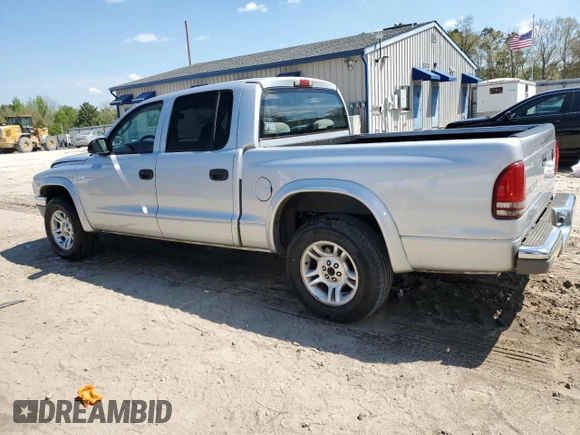 2003 Dodge Dakota SLT with VIN 1D7HL48N83S381967, listed as a Copart auction lot 50917185 with 173,089 mi miles and Salvage Title. Bid and sale history available at carsss.com. Image 2.