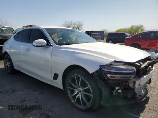 2022 Genesis G70 3.3T с VIN KMTG54TE7NU088173, выставлен на аукционе Copart как лот 52616255 с пробегом 24 372 миль миль и Списание • Salvage title. История ставок и продаж доступна на DreamBid. Изображение 4.