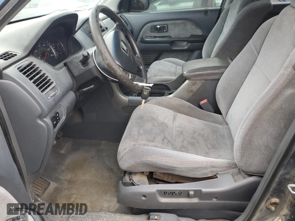 2005 Honda Pilot EX with VIN 5FNYF18425B059025, listed as a Copart auction lot 50590455 with 246,159 mi miles and Salvage Title. Bid and sale history available at DreamBid. Image 7.