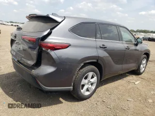 2021 Toyota Highlander Hybrid LE with VIN 5TDBBRCH2MS514881, listed as a Copart auction lot 66672734 with 56,155 mi miles and Salvage title. Bid and sale history available at DreamBid. Image 3.