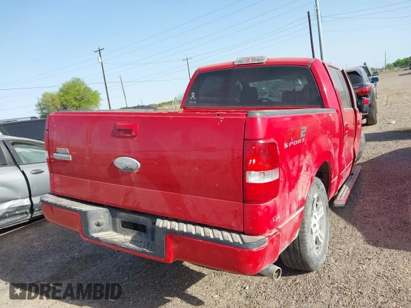 2008 Ford F-150 XL with VIN 1FTRW12W48KD33671, listed as a IAAI auction lot 41835564 with 154,639 mi miles. Bid and sale history available at carsss.com. Image 4.