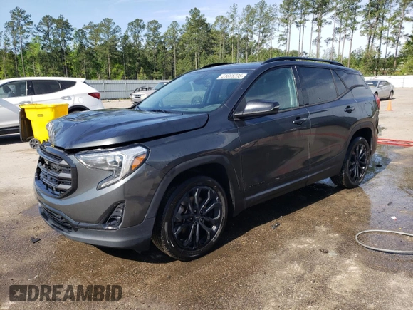 2020 GMC Terrain SLT z VIN 3GKALPEX2LL133350, wystawiony jako Copart lot #51665235 z przebiegiem 125 568 mil mil oraz Szkoda całkowita • Salvage title. Historia ofert i sprzedaży dostępna na DreamBid. Obrazek 1.