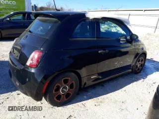2015 FIAT 500e with VIN 3C3CFFGE0FT527259, listed as a Copart auction lot 42097735 with 44,800 mi miles and Clean Title. Bid and sale history available at carsss.com. Image 3.