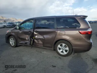 2019 Toyota Sienna L with VIN 5TDZZ3DC4KS976558, listed as a Copart auction lot 47475805 with 55,488 mi miles and Non Repairable. Bid and sale history available at carsss.com. Image 2.