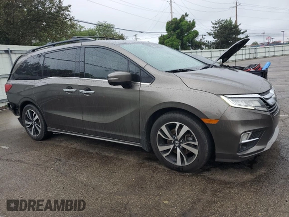 2018 Honda Odyssey Elite z VIN 5FNRL6H94JB107589, wystawiony jako Copart lot #58347385 z przebiegiem 98 761 mil mil oraz Szkoda całkowita • Salvage title. Historia ofert i sprzedaży dostępna na DreamBid. Obrazek 4.