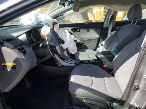 2012 Hyundai Elantra GLS with VIN 5NPDH4AE1CH129139, listed as a Copart auction lot 48070545 with 57,421 mi miles and Salvage Title. Bid and sale history available at carsss.com. Image 7.