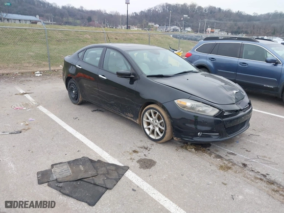2014 Dodge Dart Limited with VIN 1C3CDFCB7ED907835, listed as a IAAI auction lot 41178235 with 150,016 mi miles. Bid and sale history available at carsss.com. Image 1.