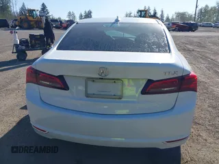 2015 Acura TLX Tech with VIN 19UUB1F57FA022666, listed as a IAAI auction lot 42090510 with 99,243 mi miles. Bid and sale history available at carsss.com. Image 16.