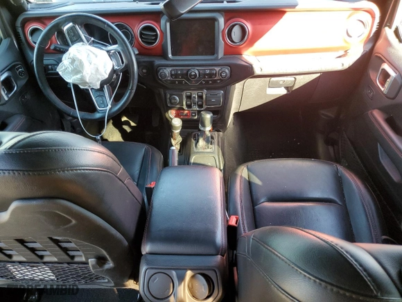 2020 Jeep Wrangler Unlimited Rubicon with VIN 1C4HJXFN5LW136492, listed as a Copart auction lot 75196223 with 32,272 mi miles and Salvage Title. Bid and sale history available at carsss.com. Image 8.