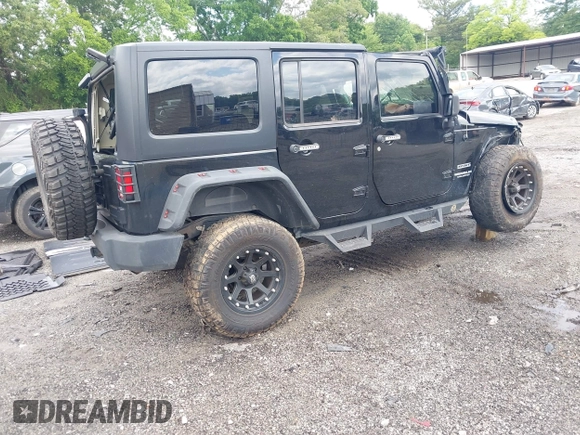2012 Jeep Wrangler Unlimited Sport with VIN 1C4BJWDG8CL120308, listed as a IAAI auction lot 42365817 with 190,619 mi miles and . Bid and sale history available at DreamBid. Image 4.