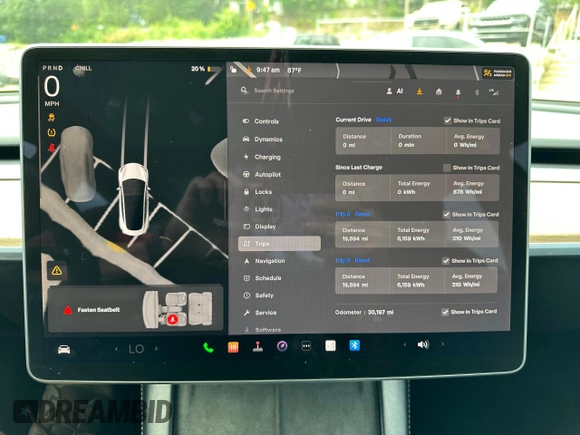 2023 Tesla Model 3 z VIN 5YJ3E1EA4PF553624, wystawiony jako Copart lot #64203215 z przebiegiem 30 197 mil mil oraz Czysty tytuł • Clean title. Historia ofert i sprzedaży dostępna na DreamBid. Obrazek 9.