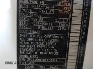 2019 Infiniti QX50 LUXE with VIN 3PCAJ5M18KF133319, listed as a Copart auction lot 50471885 with 69,485 mi miles and Salvage Title. Bid and sale history available at carsss.com. Image 14.